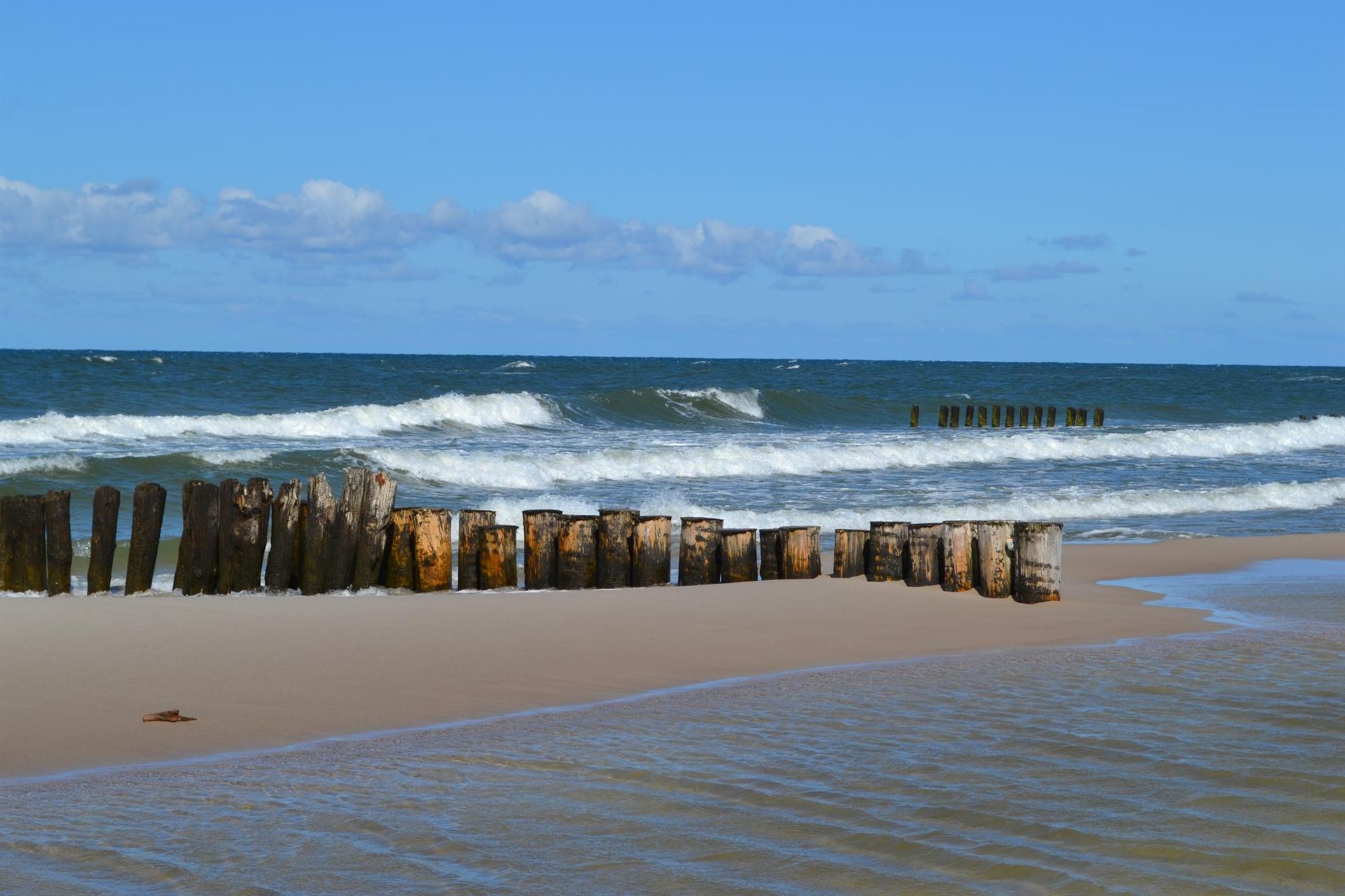 Morze Bałtyckie, falochrony